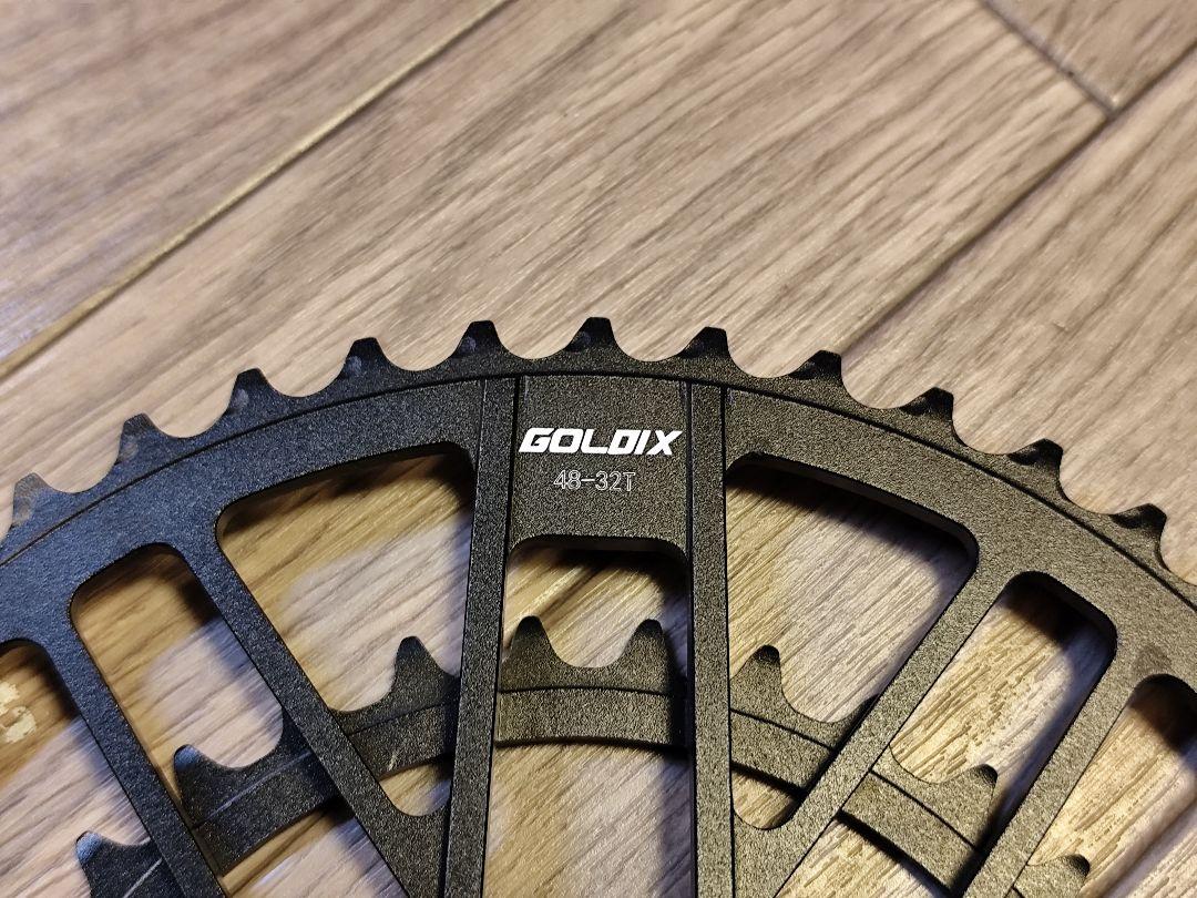 GOLDIX 軽量 チェーンリング　48-32T GXP