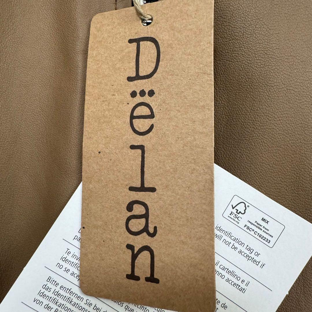 ✨新品✨ Delan デラン ブラウン レザー ダブルライダース