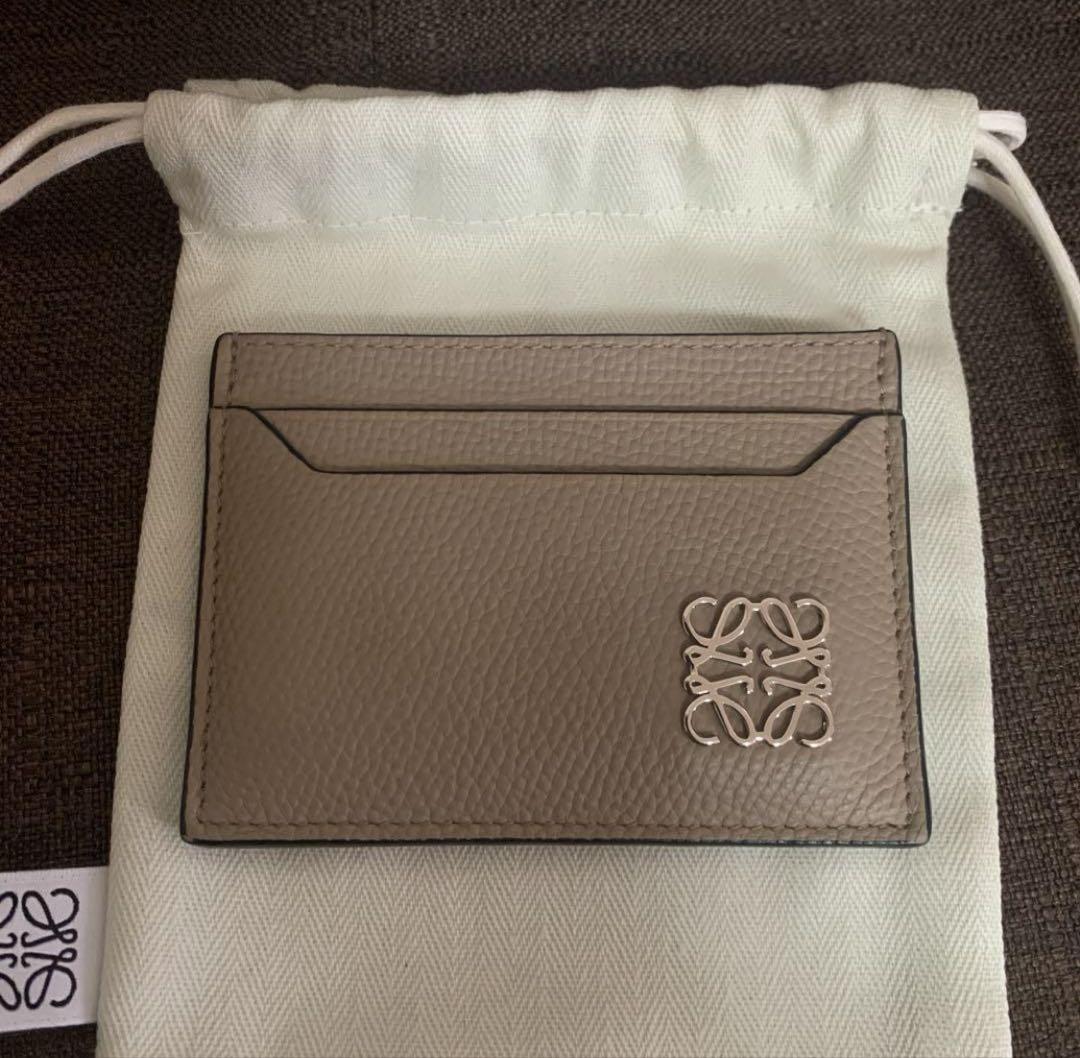 美品 LOEWE アナグラム プレーン カードホルダー カードケース