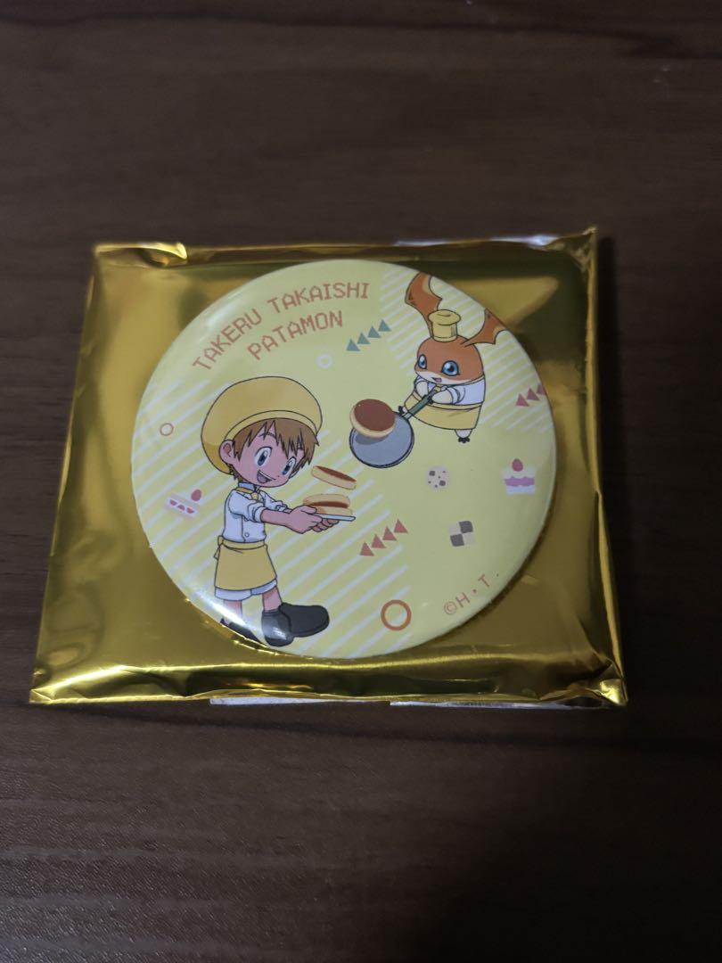 デジモンアドベンチャー tri. 高石タケル パタモン ドでか缶バッジ