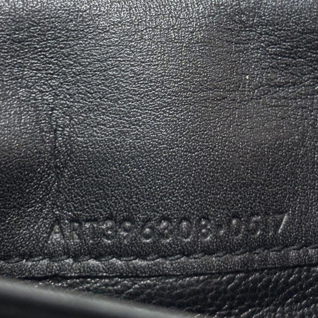 美品SAINT LAURENT サンローラン 二つ折り長財クロコダイルレザー 黒