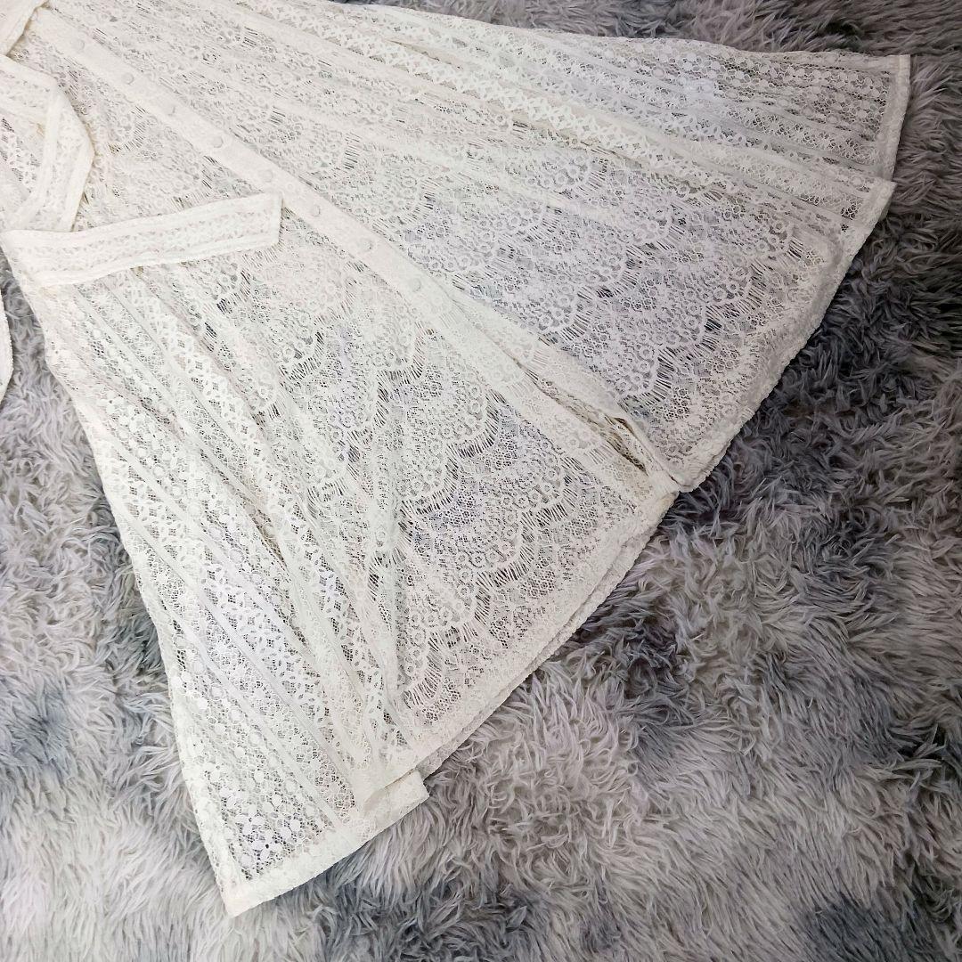 美品✨スナイデル✨総レース ガウン ロングワンピース Fサイズ リボン