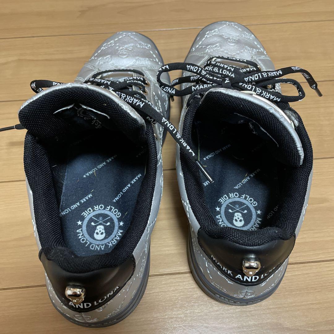 MARK&LONAゴルフシューズ シルバー