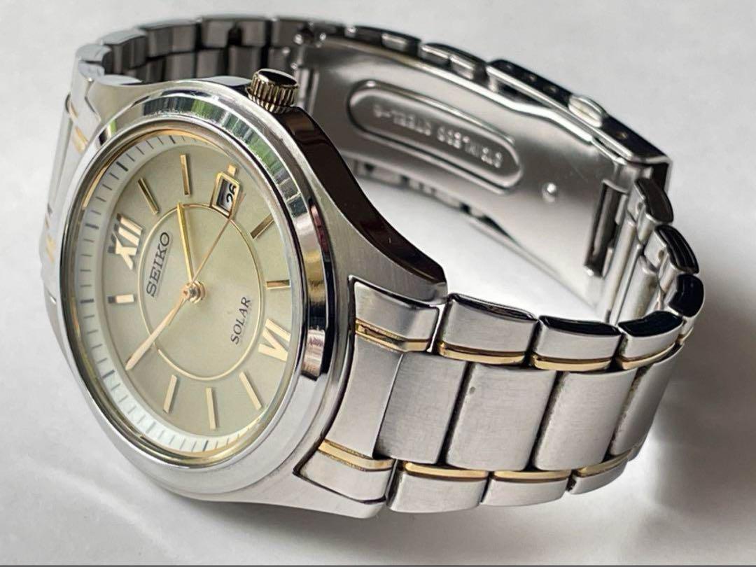 SEIKO SOLAR V147-0AE0 MEN'S QUARTZ