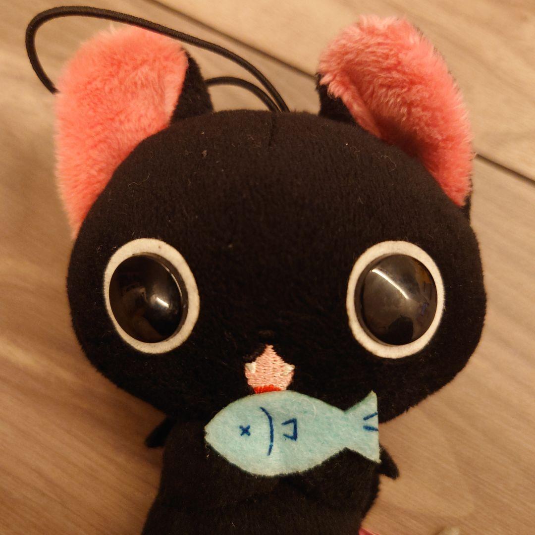 にゃんぱいあ ぬいぐるみ マスコット ネコ 黒猫 マスコット