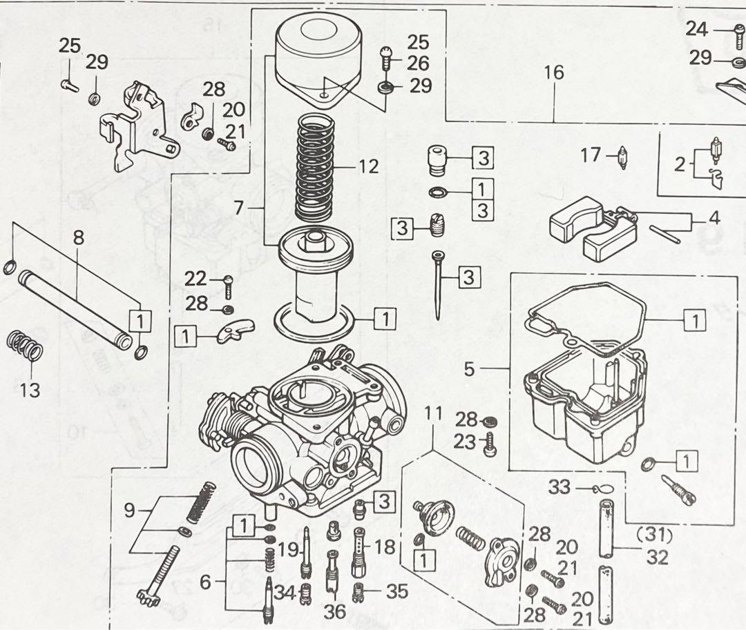 品多く CB250T CB250N ホーク フロート チャンバー パッキン 148A パーツ
