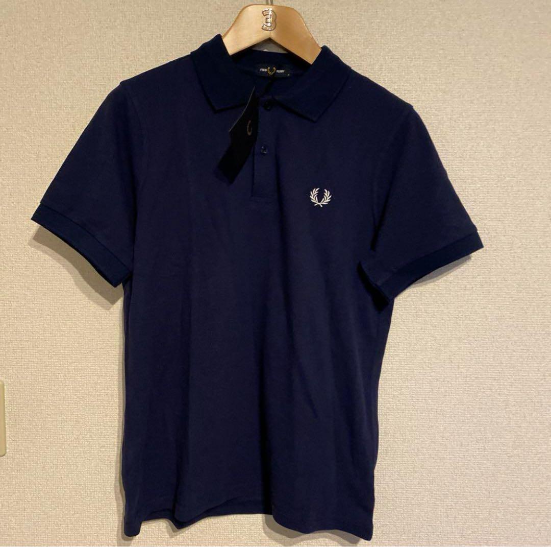 新品未使用タグ付き　FRED PERRY ポロシャツ ネイビー　XL
