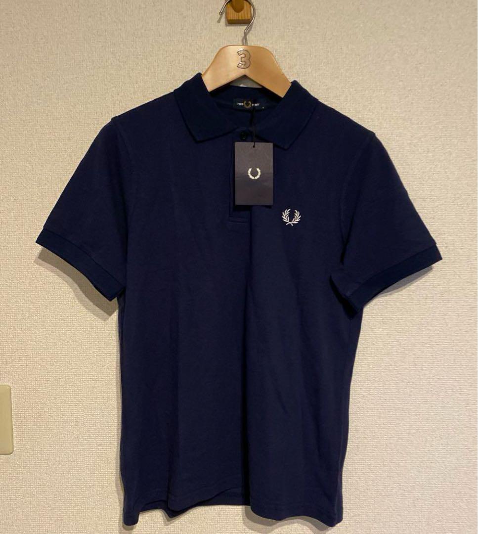 新品未使用タグ付き　FRED PERRY ポロシャツ ネイビー　XL