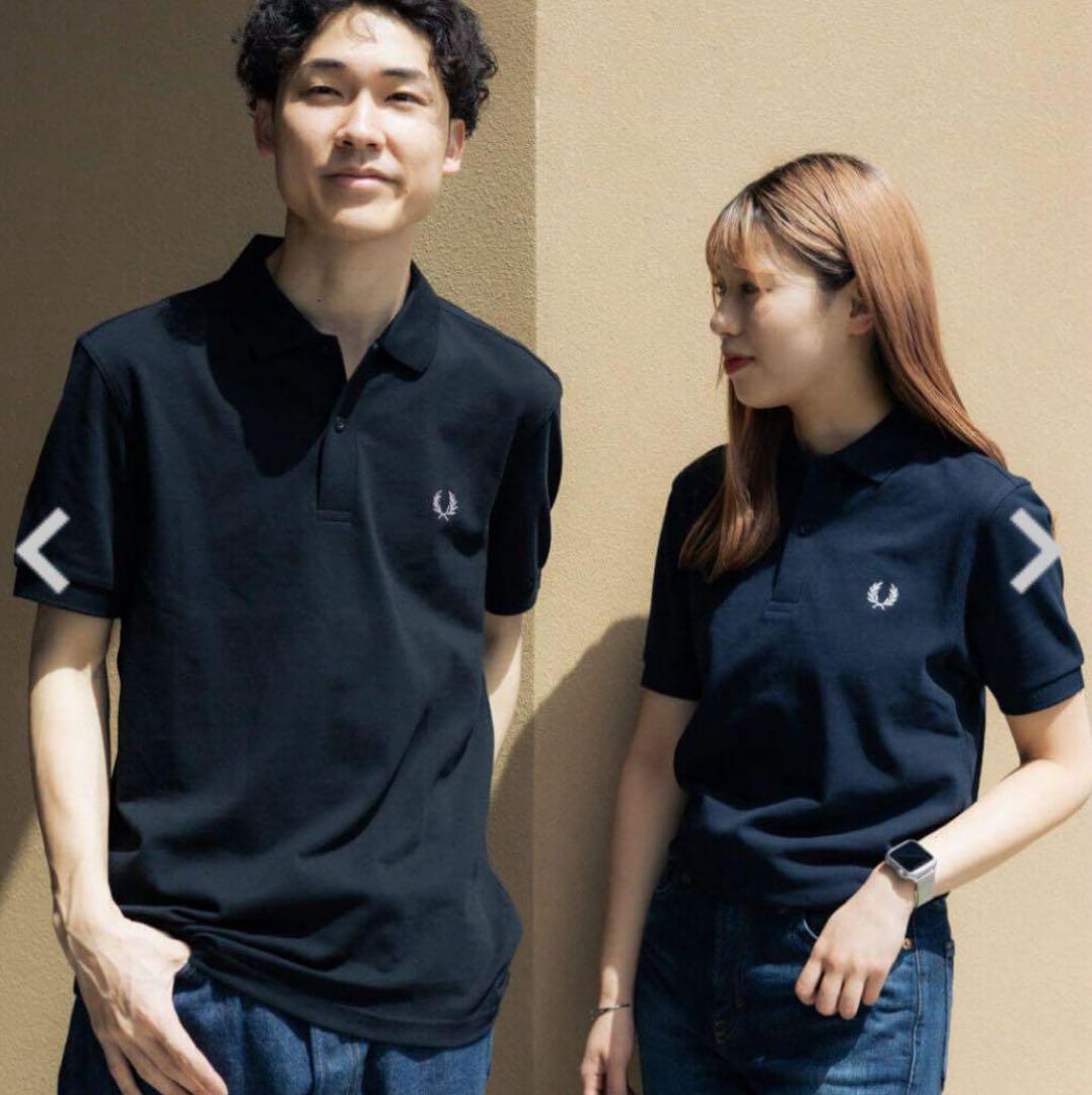 新品未使用タグ付き　FRED PERRY ポロシャツ ネイビー　XL