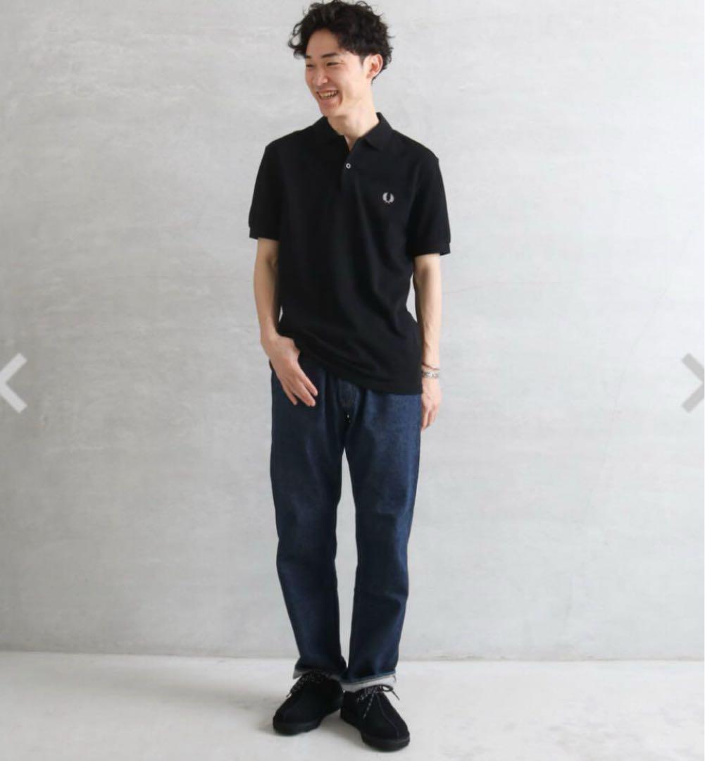新品未使用タグ付き　FRED PERRY ポロシャツ ネイビー　XL