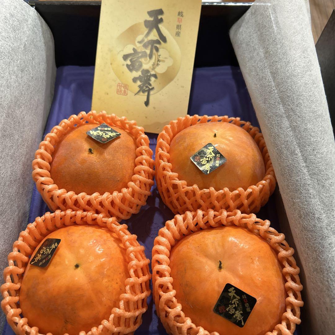 天下富舞　4つ　柿