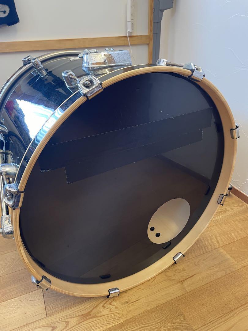 Pearl　バスドラム　マレット2本、チューニングキー、ポーチ付き