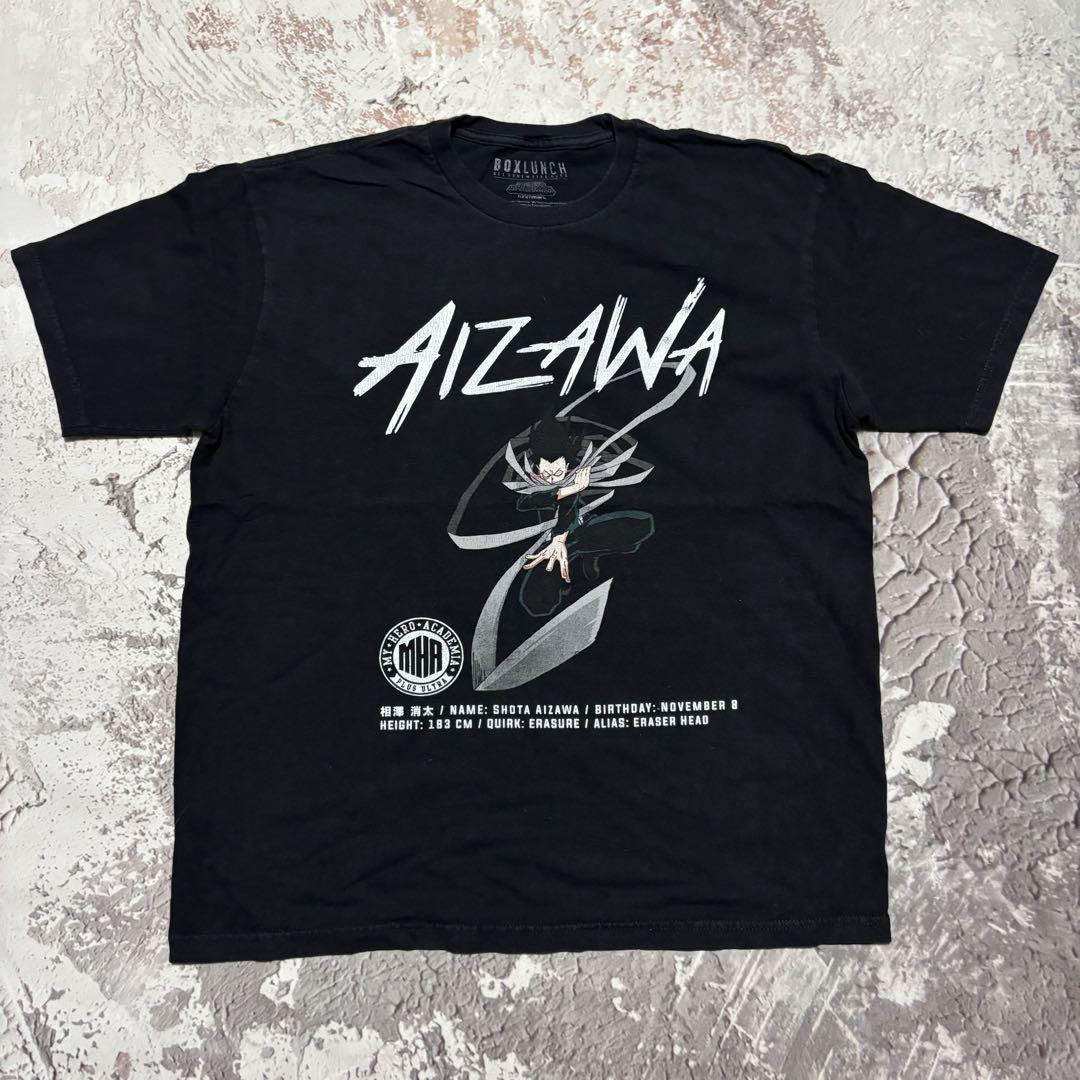 US公式】僕のヒーローアカデミア アニメTシャツ 相澤消太 黒
