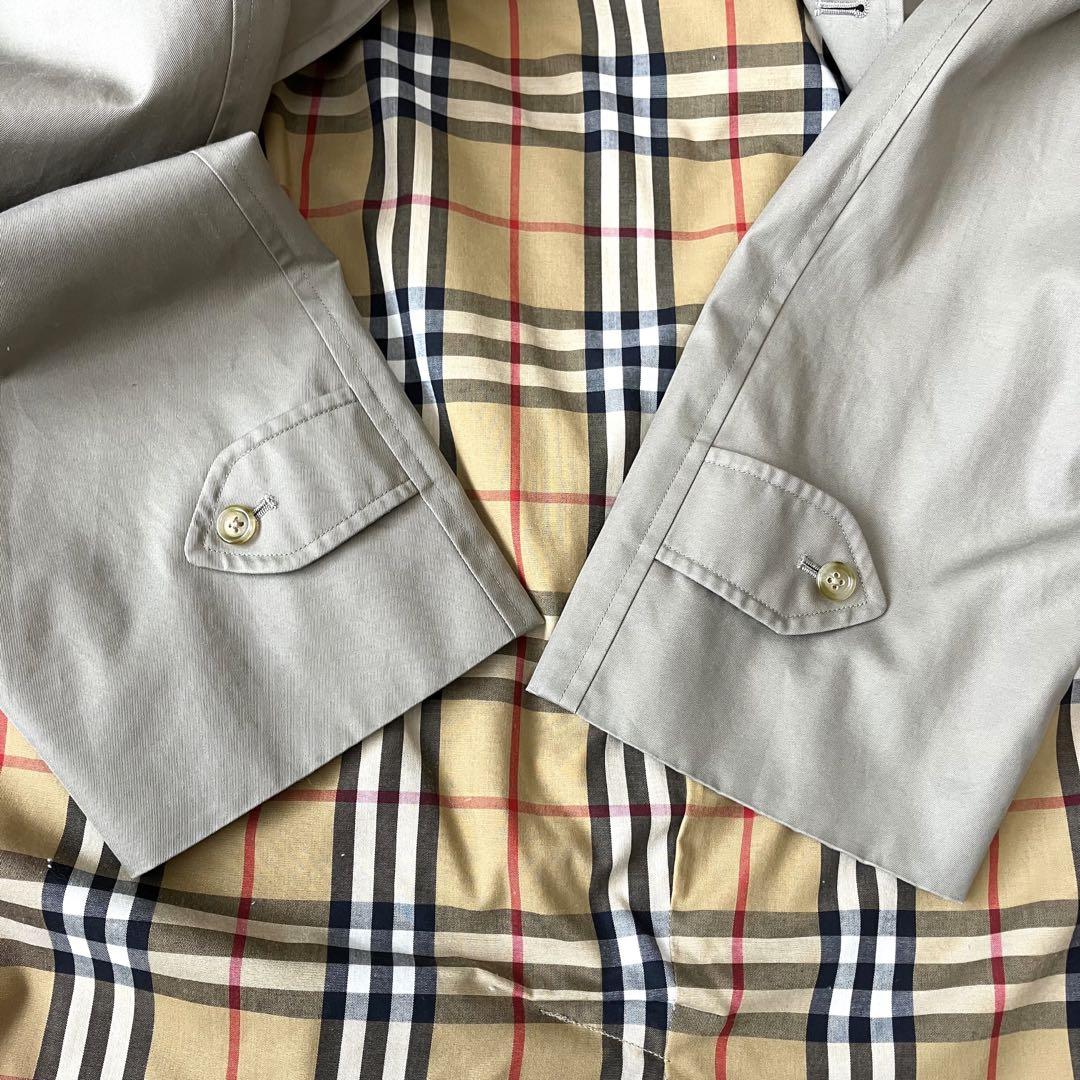 ✨美品✨バーバリーロンドン ステンカラーコート ノバチェック ライナー付 XL
