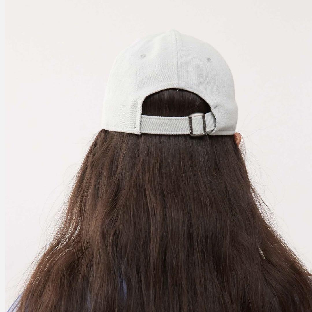 ニューエラ キャップ 帽子 ヤンキース ハート ラインストーン デニム NY NEW ERA - ニューエラ キャップ 帽子 ヤンキース ハート ライン