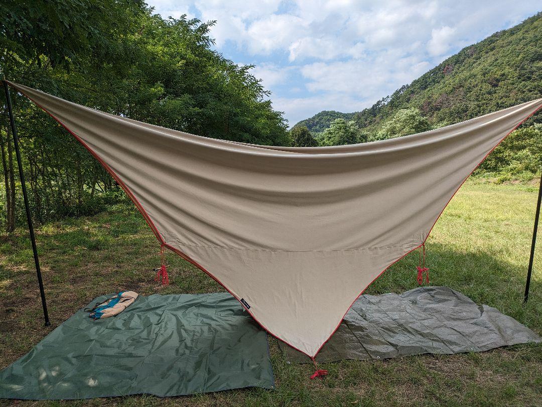 廃盤品【 テンマクデザイン 】 焚火 タープ tc ウィング ウイングタープ