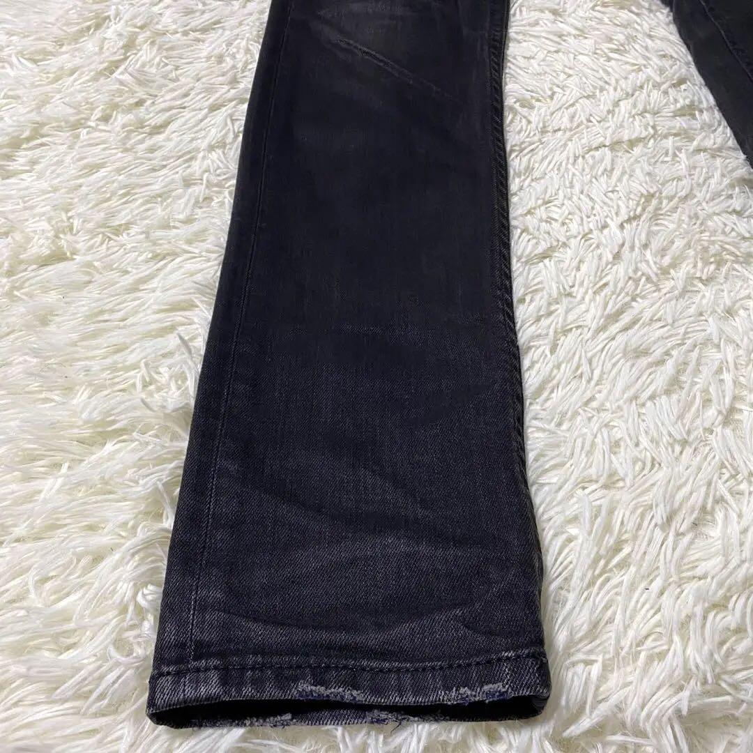 【美品✨】DIESEL THOMMER ブラック デニム パンツ W28