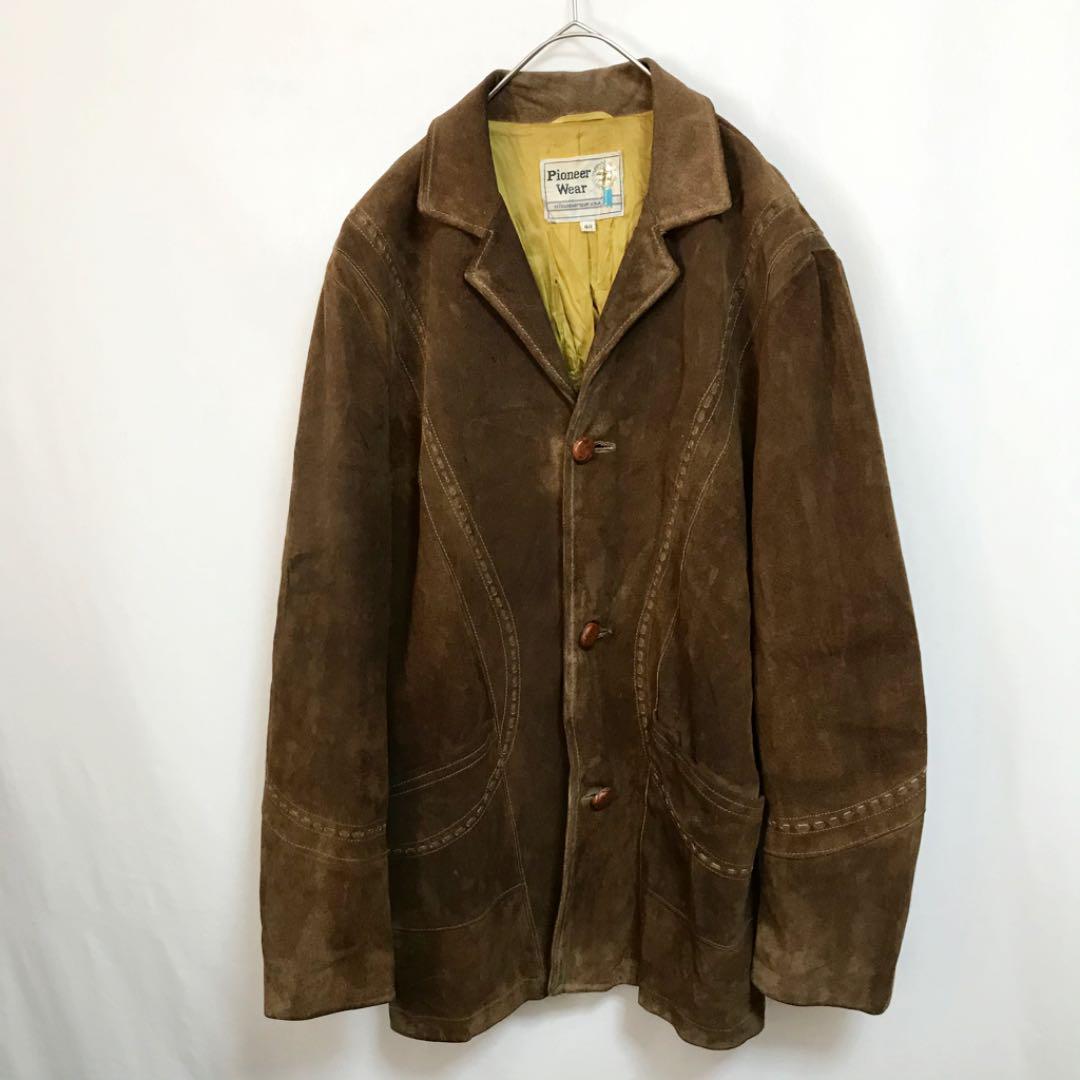 希少 70's PIONEER WEAR スウェードジャケット o6a52-m31804598124 好評即納