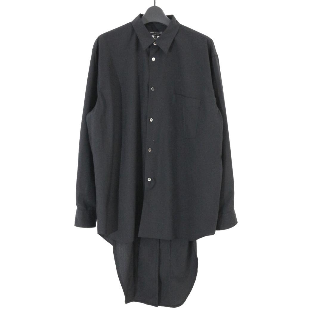 コムデギャルソンオムプリュス 24AW クラシックカラーポリエステルロングシャツ