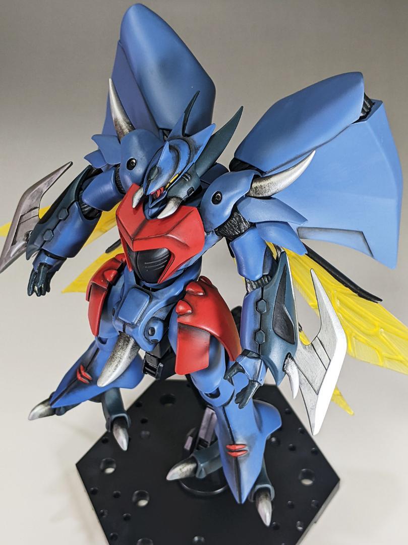 プラモデル HG ビアレス（聖戦士ダンバイン）組立塗装済