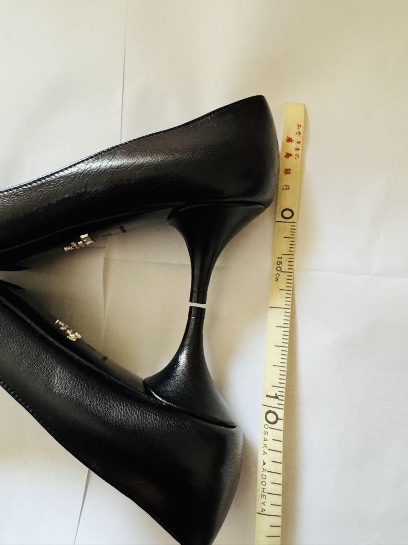 【新品未使用】PRADA ブラック ポインテッドトゥパンプス 37