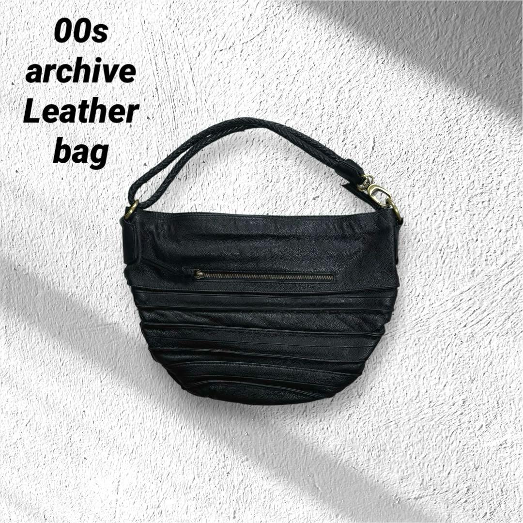 【レア】00s old BEAMS shoulder bag archive 00s DIESEL archive leather shoulder bag