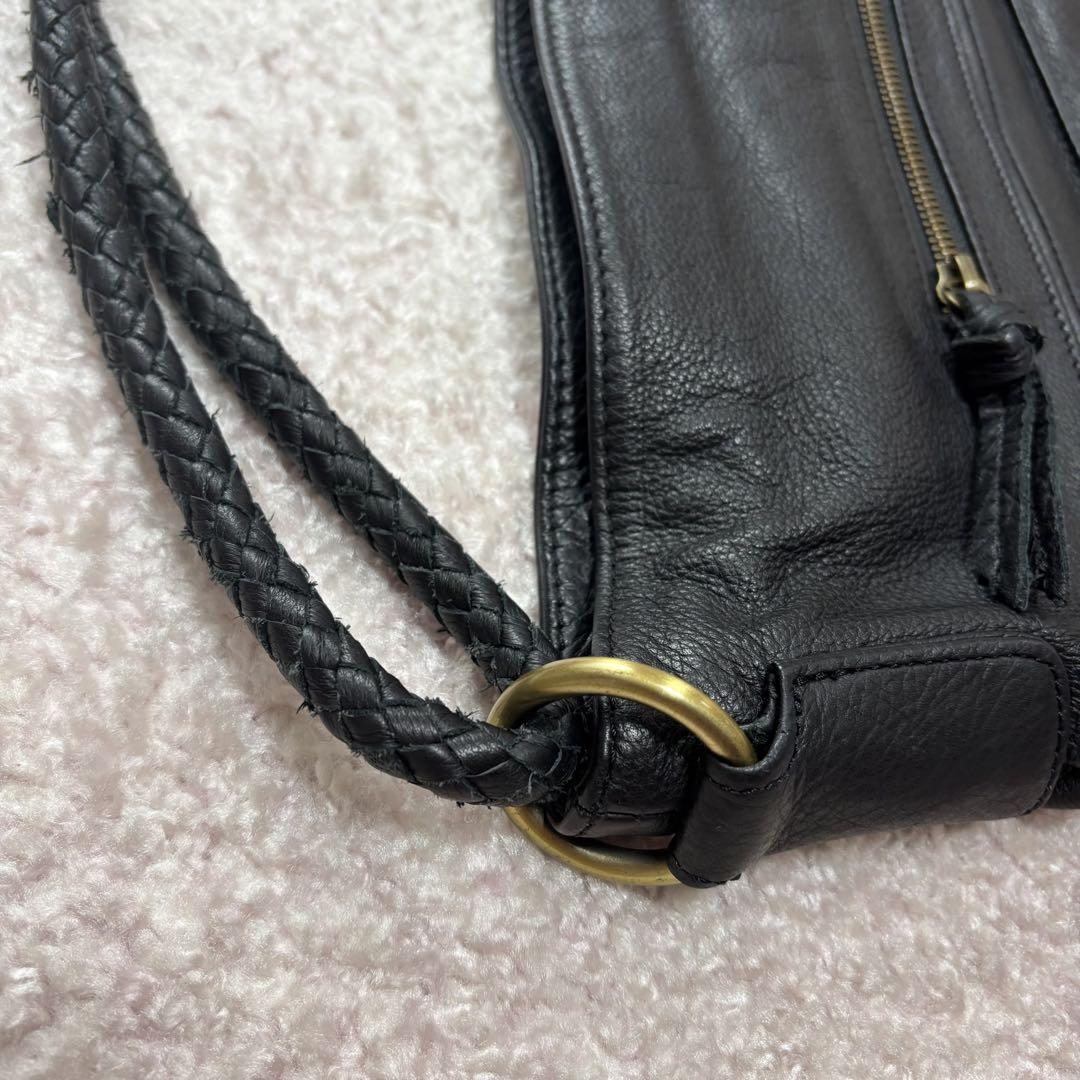 【レア】00s old BEAMS shoulder bag archive 00s DIESEL archive leather shoulder bag