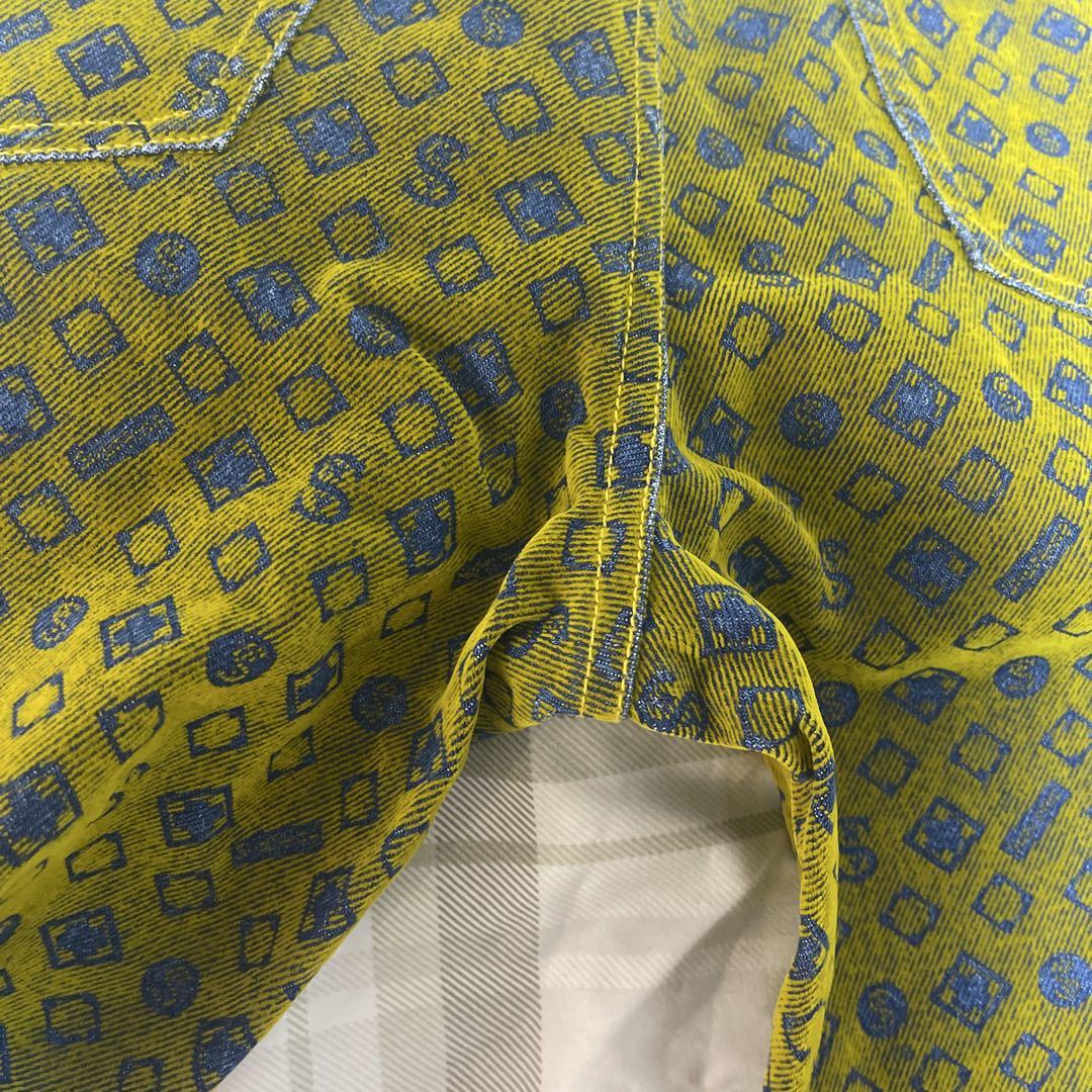 パンツ Supreme Flocked Loose Fit Jean \"Mustard\"