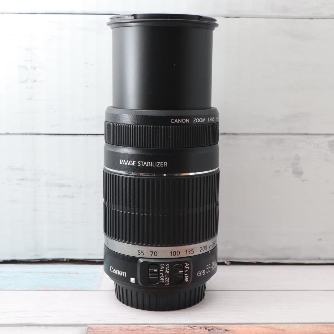 Canon EF-S 55-250mm 手ブレ補正付き望遠レンズ