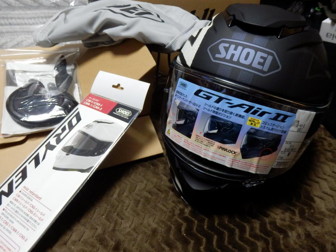 試着のみ SHOEI GT-Air II QUBIT 2023年外箱付属品付き