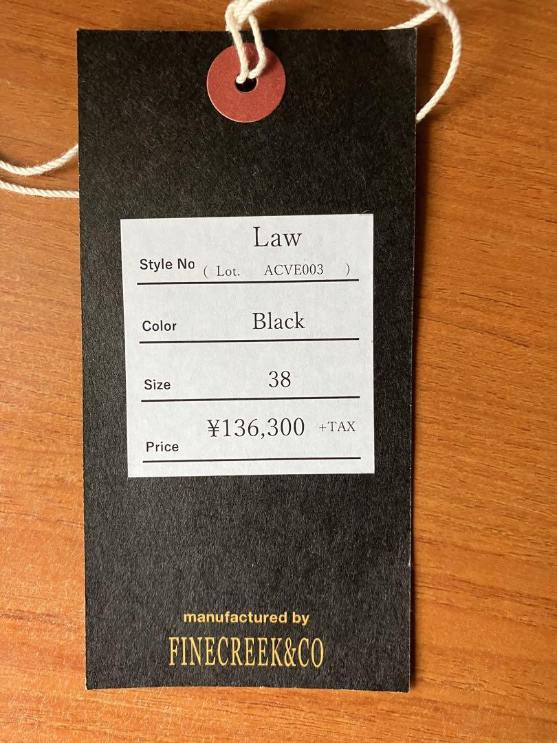 美品　ファインクリーク＆コー レザー　ベスト Law Deer 38 M