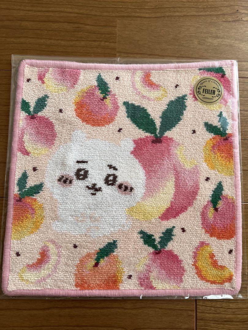 ちいかわ フェイラー タオルハンカチ ピーチ