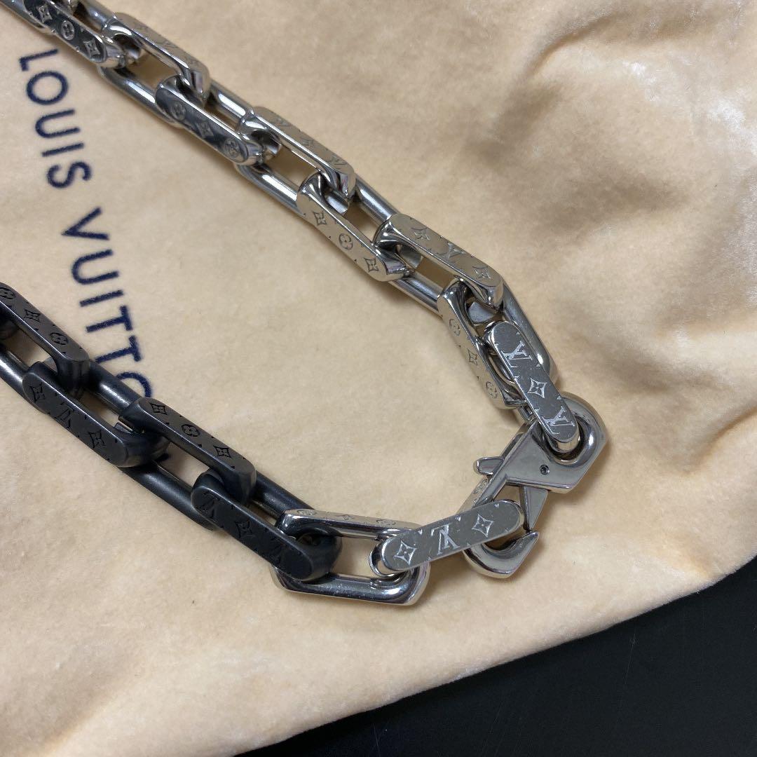 美品 ルイヴィトン 2022年 モノグラム コリエ・MNGチェーン ネックレス
