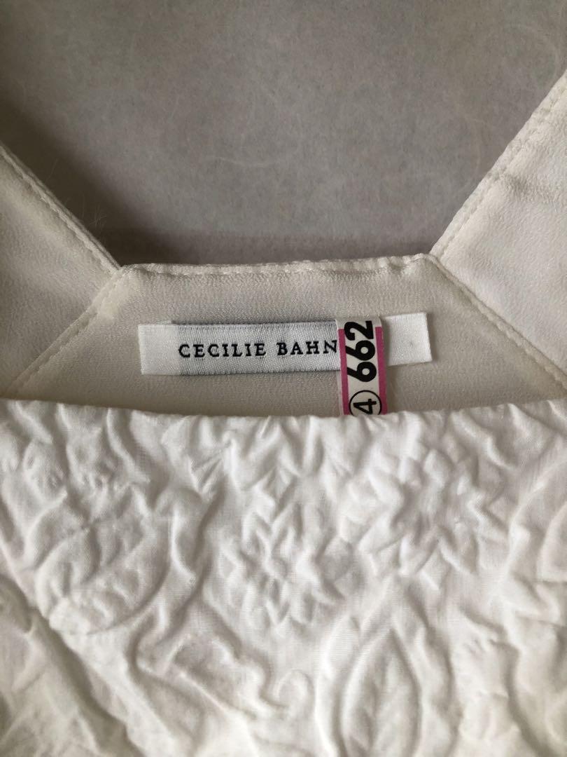 クリーニング済【cecilie bahnsen】セシリーバンセン ジャガード 画像3