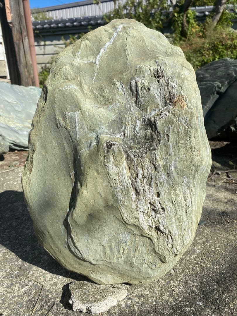 阿波の青石 庭石 造園 日本庭園 庭園資材 盆栽 15kg