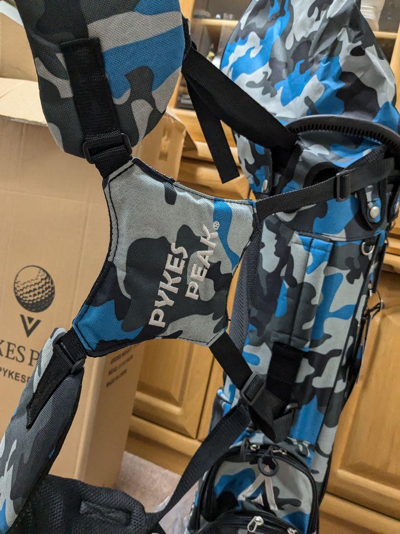 新品 PYKES PEAK 迷彩ゴルフバッグ