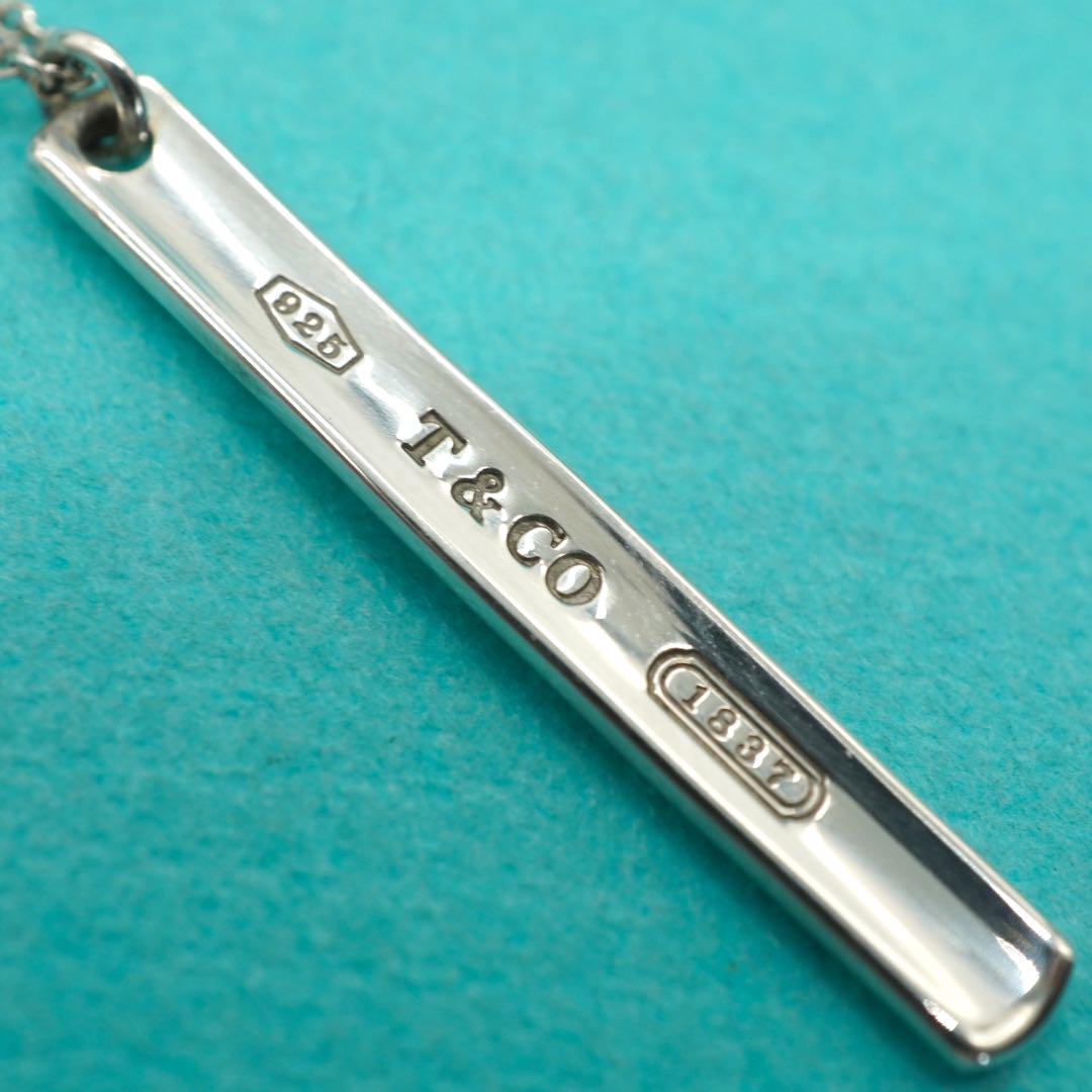 美品 Tiffany&co. ティファニー ナロー バー ネックレス