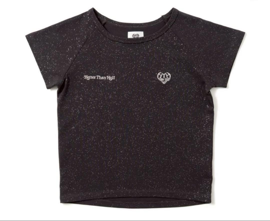 売れ筋がひ贈り物！ tee cropped glitter 即完売品✨️HTH クロップド丈 メルカリ - トップス