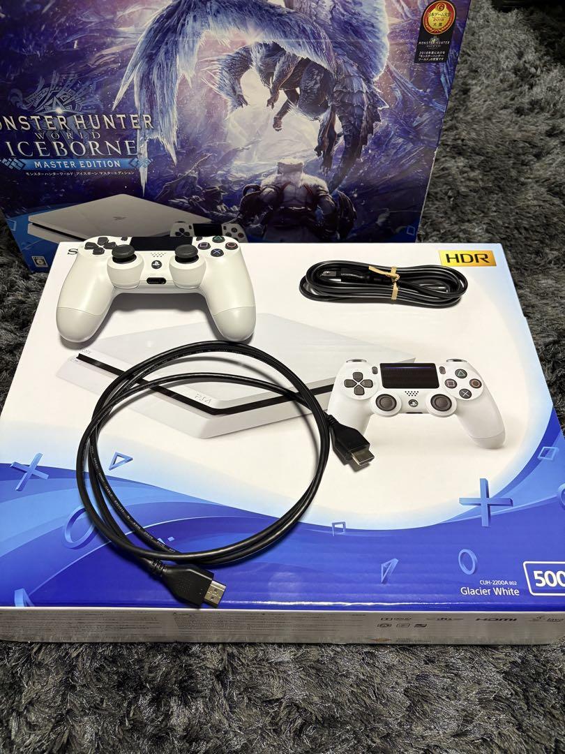 PS4 CUH-2200A 500GB グレイシャーホワイト美品