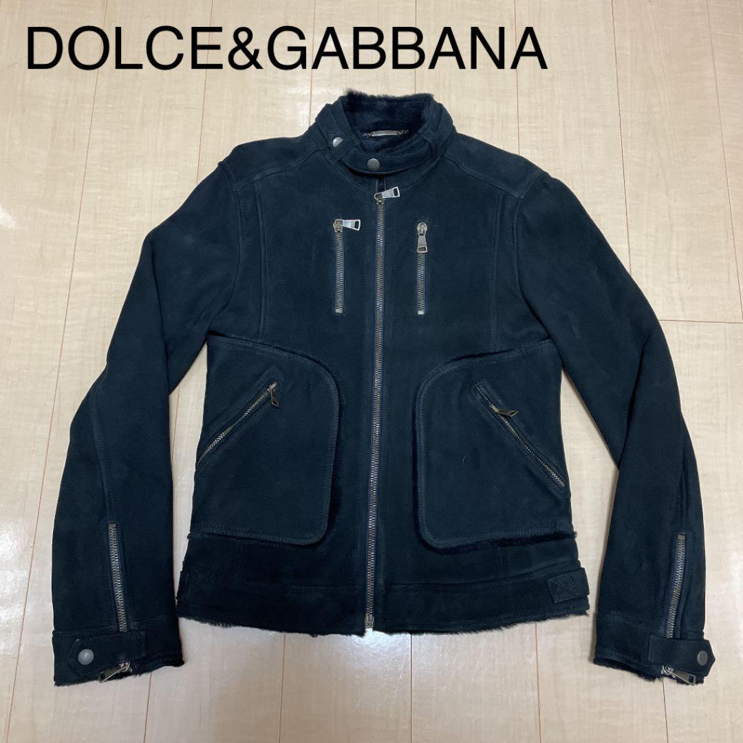 DOLCE&GABBANA ドルガバ レザーブルゾン