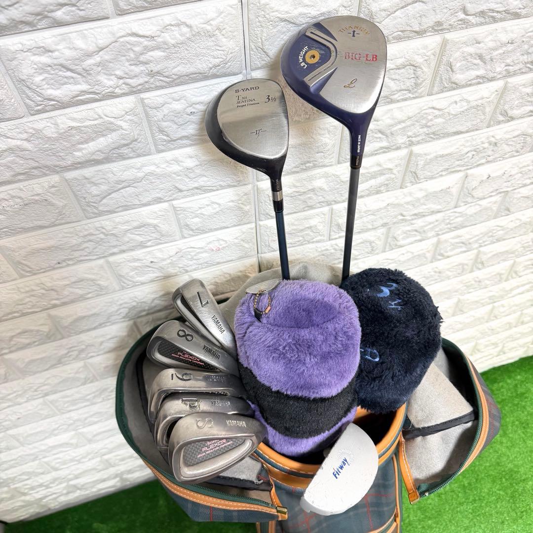 ゴルフセット　初心者応援　レディース　YAMAHA 打感良好　すぐ使える
