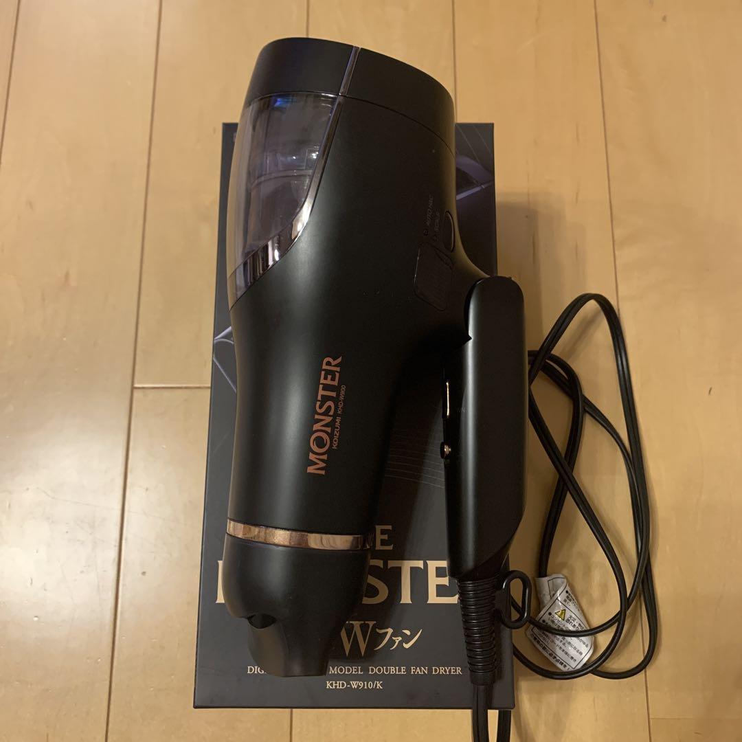 新品未開封KOIZUMI KHD-W900-K モンスター ドライヤー Amazon | KOIZUMI KHD-W900-K モンスター ダブルファン