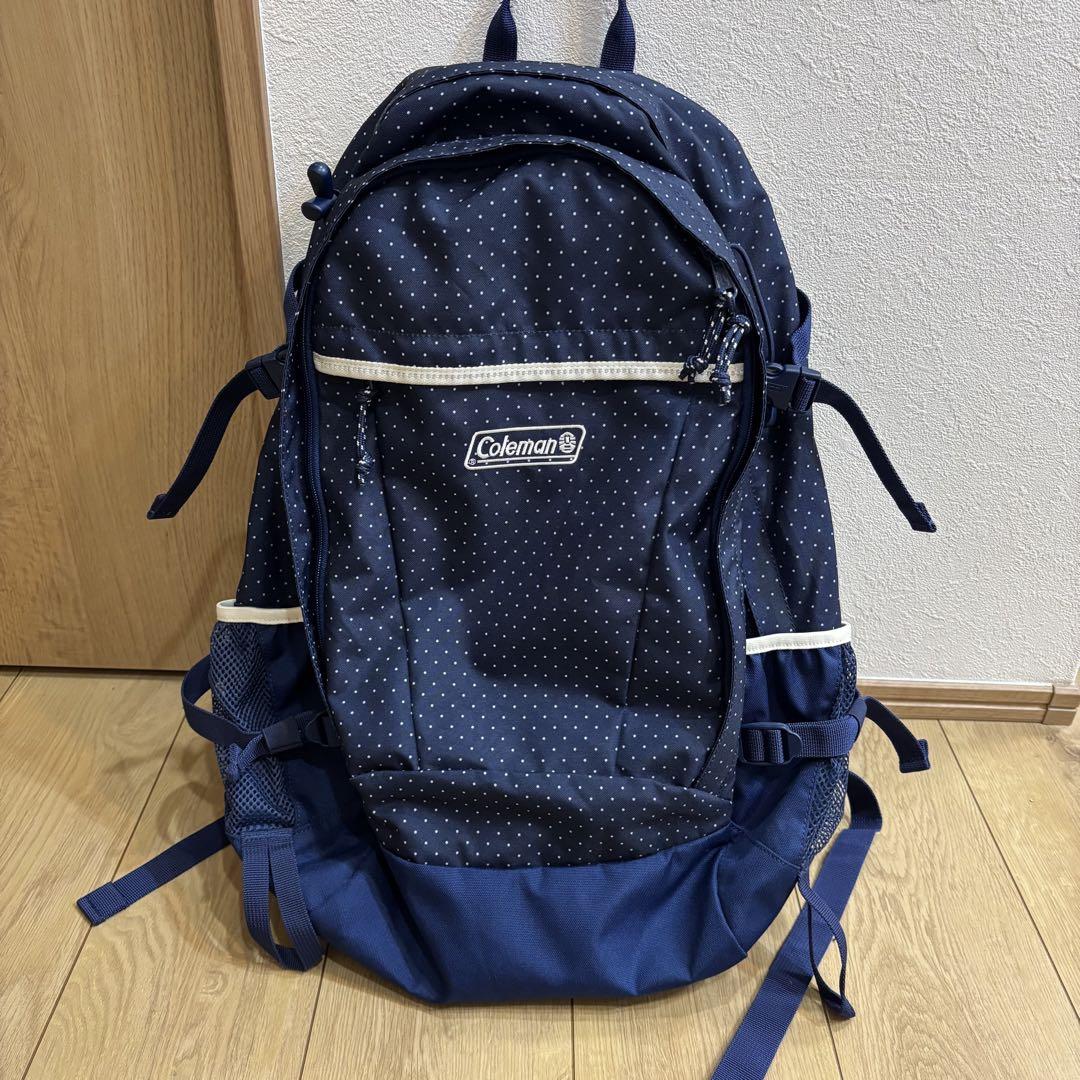 コールマン　ウォーカー３３Ｌ　水玉 Coleman コールマン☆ウォーカー33 ネイビードット☆リュック