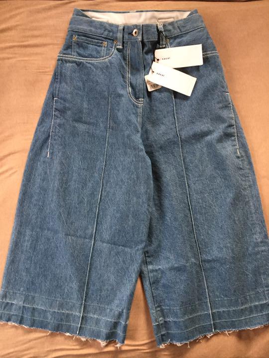 得価NEW≐ 1新品 パンツ ジーンズ レディース サカイ 90mWd-m31837720016 sacai デニム ワイド 爆買い人気SALE