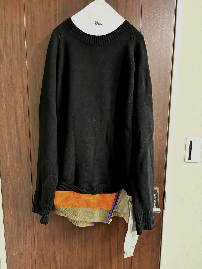 kolor レイヤードニット