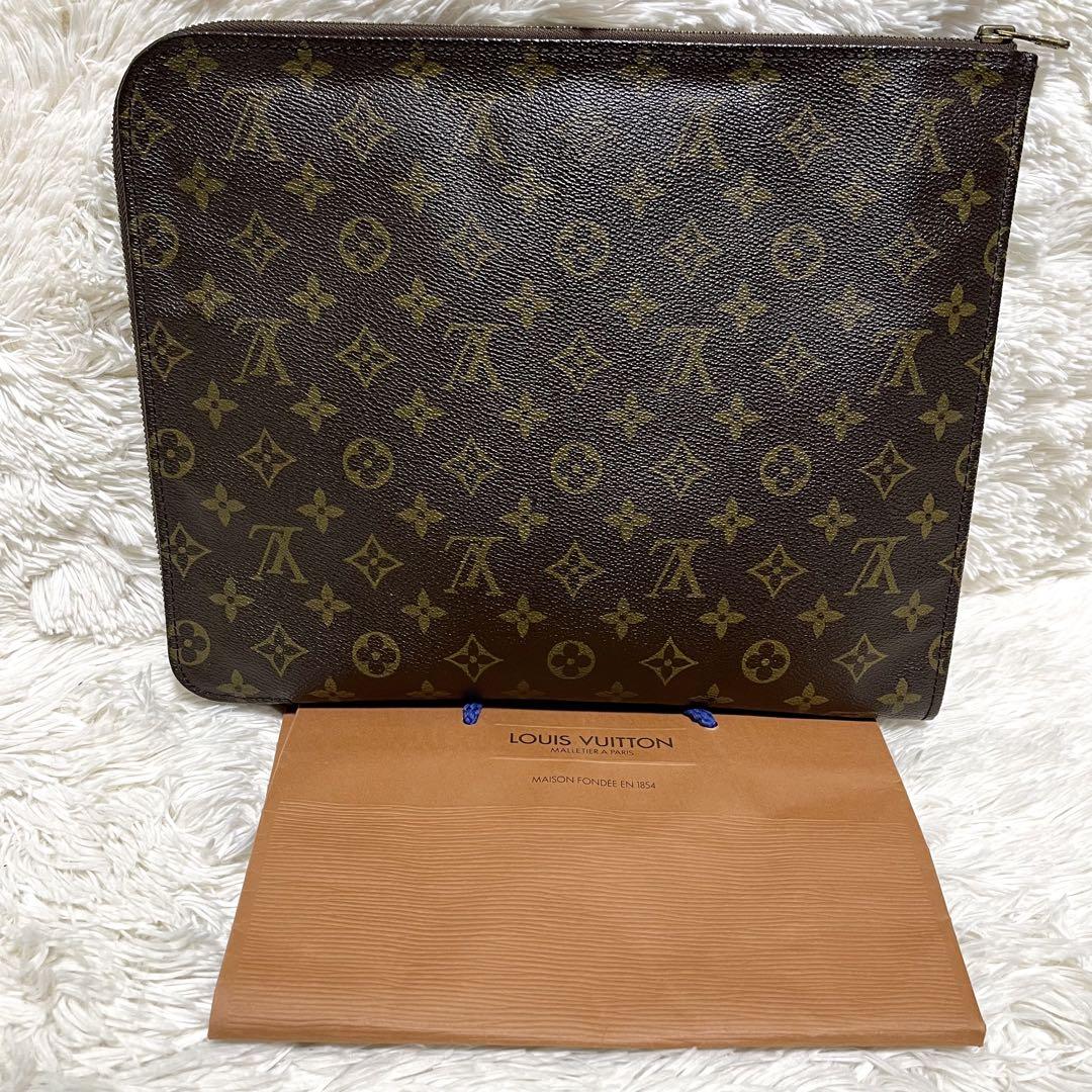 LOUIS VUITTON クラッチバッグ　ポッシュ　ドキュマン　モノグラム