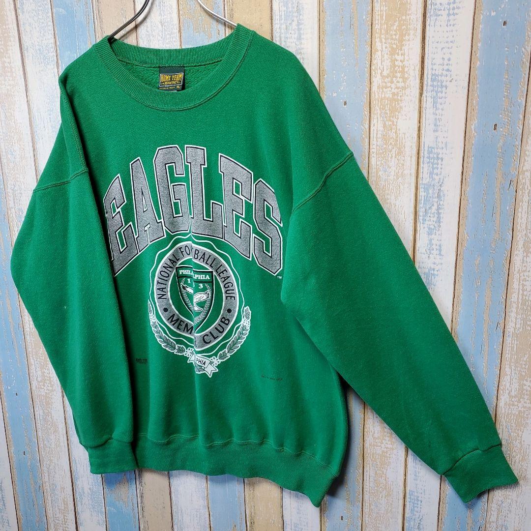 266☆スウェットトレーナー☆イーグルス☆アメフトチーム☆USA製☆90s