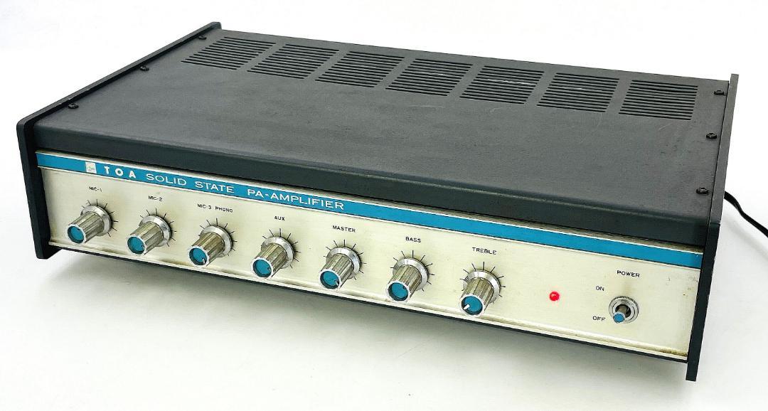 TOA ELECTRIC ソリッドステート PAアンプ TA-266【動作品】