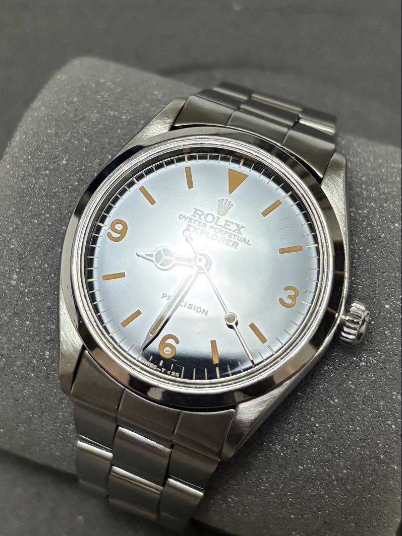 ロレックス 5500 エクスプローラー ブラック ミラー ダイヤル ロレックス エクスプローラー・ボーイズ Ref.5500 ブラック