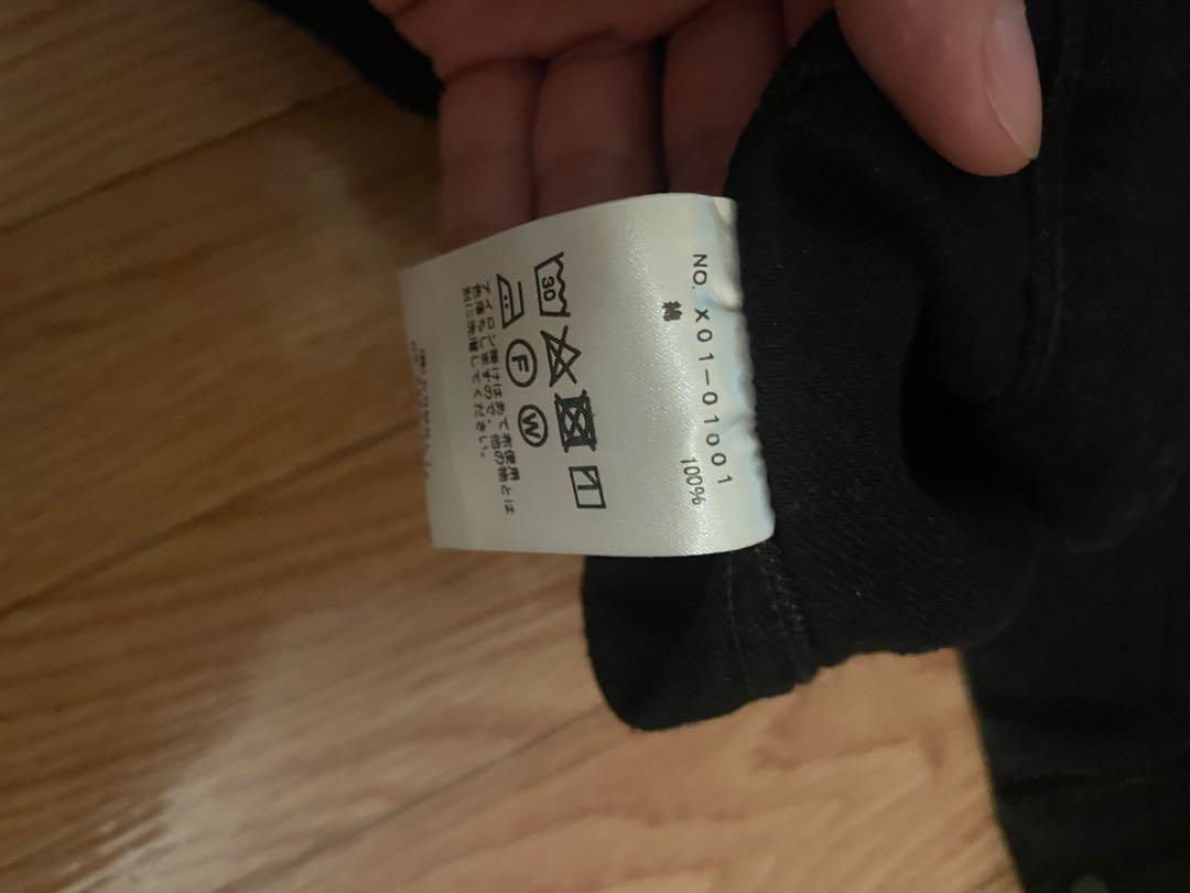 COMOLI 23SS デニム ジャケット BLACK サイズ2